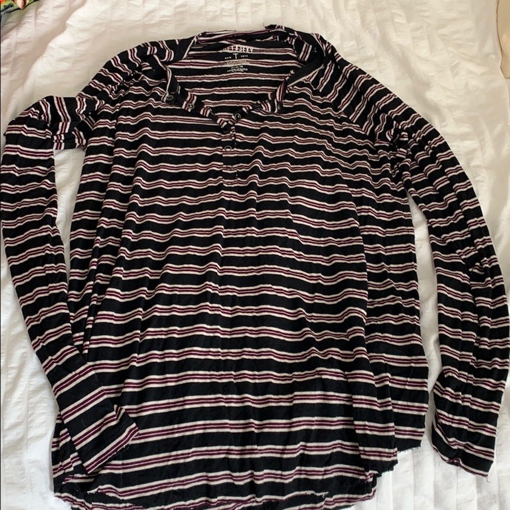 Striped longe sleeve